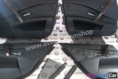 Дверные карты бмв е60 е61 со шторками из Японии - купить Верхних Кузлах