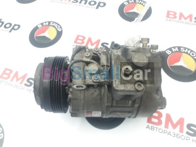 Компрессор кондиционера BMW 523i 1999 E39 M52B25tu 64526910458 - купить Верхних Кузлах