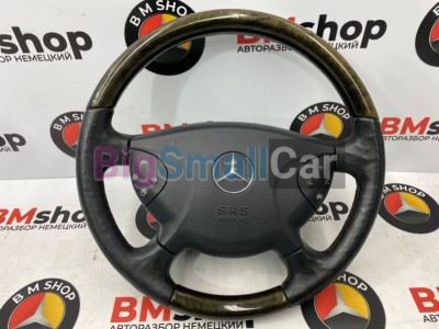 Руль Mercedes E550 2002 W211 113.967 А2114600703 - купить Верхних Кузлах