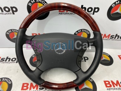 Руль Mercedes S350 2003 W220 112.972 А2204601603 - купить Верхних Кузлах