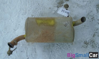 Задняя часть глушителя от Peugeot 407 2004-2011 - купить Верхних Кузлах