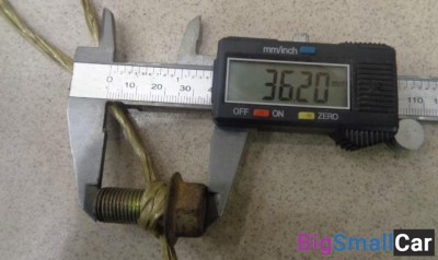 Болт крепления суппорта заднего от Mitsubishi Mirage 5 1995-2003 - купить Верхних Кузлах