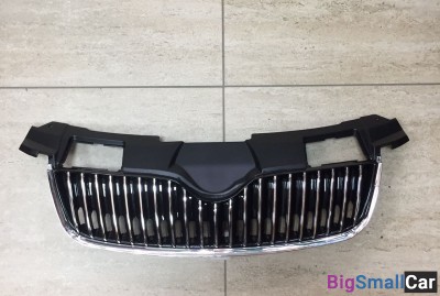 Решетка радиатора Шкода Фабиа 2007 склад16 - купить Верхних Кузлах