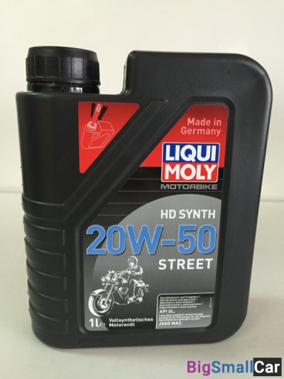 Масло моторное LIQUI MOLI 20W-50 Synth Street 1л 3816 - купить Верхних Кузлах