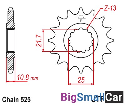 Звезда ведущая JT JTF1586.17 - купить Верхних Кузлах