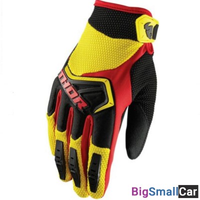 Перчатки THOR S8 Spectrum blk/yel/red XL 3330-4672 - купить Верхних Кузлах