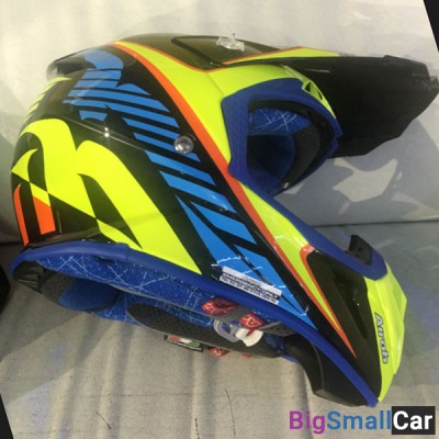 Шлем AIROH Aviator2.2 Double red/yellow XL AV22DB17 - купить Верхних Кузлах