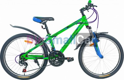 Горные велосипеды PIONEER CAPTAIN 24/12 green-blue-black - купить Верхних Кузлах