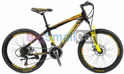 Горные велосипеды PIONEER TORNADO 24/14 black-yellow-orange - купить Верхних Кузлах