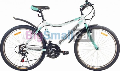 Дорожные велосипеды PIONEER OPTIMA 26/14 black-green-white - купить Верхних Кузлах