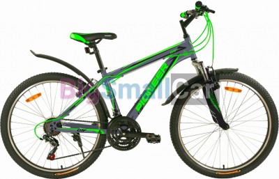 Горные велосипеды PIONEER CITY 26/16 gray-black-green - купить Верхних Кузлах