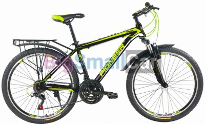 Горные велосипеды PIONEER OMEGA 26/16 black-green-white - купить Верхних Кузлах