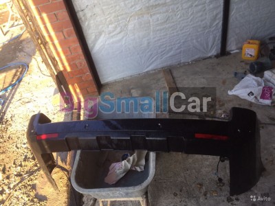 Задний бампер Range rover, ленд ровер 3 2002/2005 - купить Верхних Кузлах